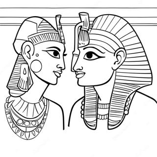 Page à colorier de l'Égypte | Page de coloriage Égypte
