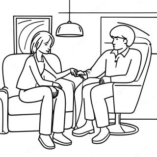 Page à colorier de conseil | Page de coloriage Conseil