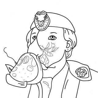 Page à colorier Vivo | Page de coloriage Vivo