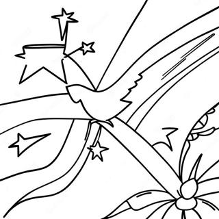 Page à colorier du drapeau du Panama | Page de coloriage Panama