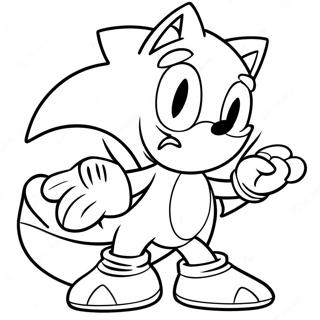 Big le Chat Sonic à colorier | Page de coloriage Big le Chat Sonic
