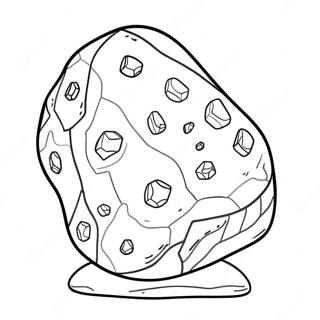 Découverte de pépite d'or à colorier | Page de coloriage Ruée vers l'Or
