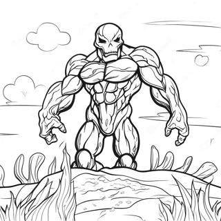 Page à colorier Wither Storm | Page de coloriage Tempête de Wither