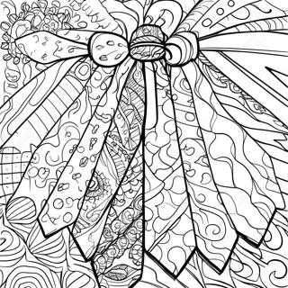 Page à colorier de cravates | Page de coloriage Cravates