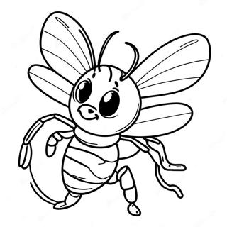 Page à colorier de frelon en colère | Page de coloriage Frelon