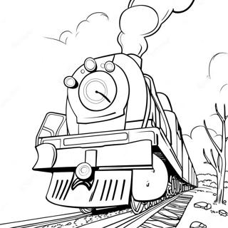 Page à colorier Mighty Express | Page de coloriage Mighty Express