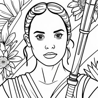Page à colorier Rey | Page de coloriage Rey