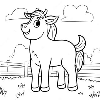 Page à colorier Animaux de la ferme | Page de coloriage Fermes