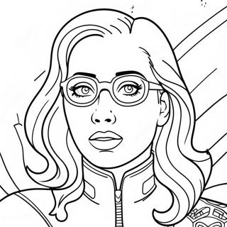 Page à Colorier de WandaVision | Page de coloriage WandaVision