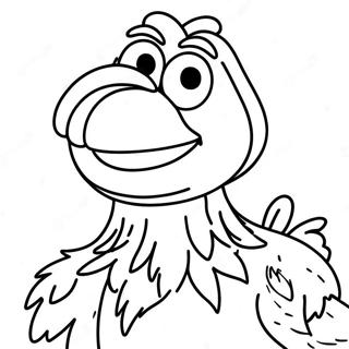 Page à colorier de Grover | Page de coloriage Grover