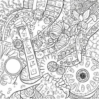 Page à colorier d'algèbre | Page de coloriage Algèbre