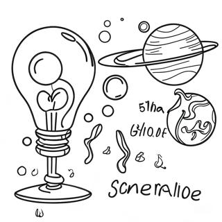Page à colorier Sciences de 5ème année | Page de coloriage 5ème année