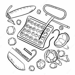 Page à colorier de mathématiques de 5e année | Page de coloriage 5ème année