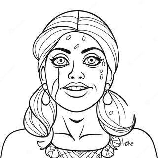 Page à colorier de méchant | Page de coloriage Méchant