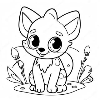 Page à colorier Kindi | Page de coloriage Kindi