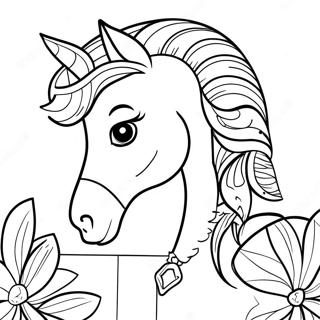Page à colorier de fer à cheval | Page de coloriage Fer à Cheval