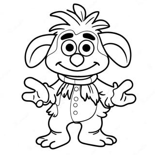 Page à colorier de Gobo le Fraggle | Page de coloriage Fraggle Rock