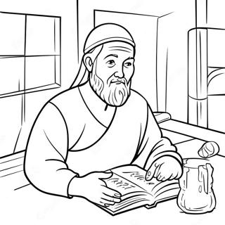 Parabole des Talents Coloriages