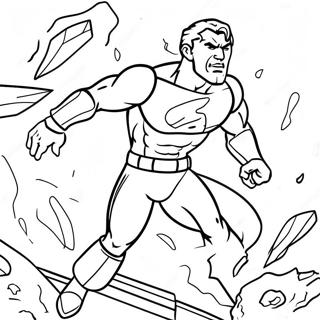 Page à colorier de la force du danger | Page de coloriage Force du Danger