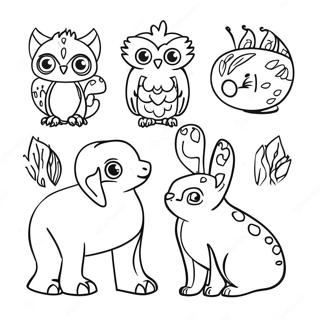 Page à colorier Designs d'animaux Cricut | Page de coloriage Cricut