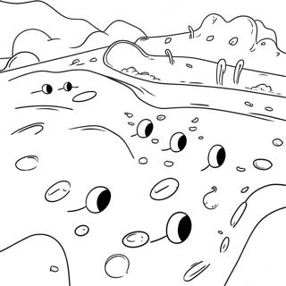 Page à colorier de Trous dans le Sol | Page de coloriage Trous