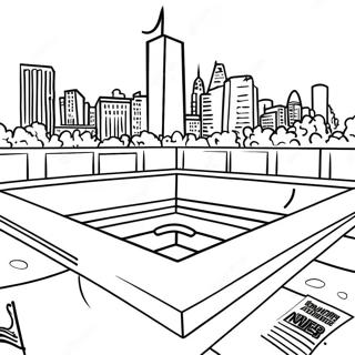 Page à colorier du Mémorial du 11 septembre | Page de coloriage 11 septembre