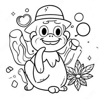 Page à colorier Stoner 420 | Page de coloriage Stoner 420