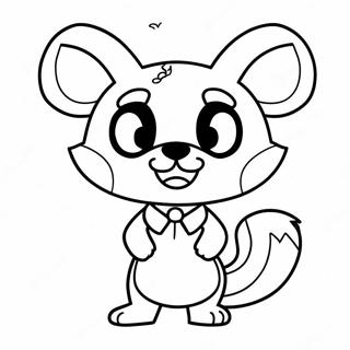 Page à colorier Aggretsuko | Page de coloriage Aggretsuko