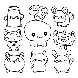 Page à colorier d'animaux drôles avec des jeux de mots | Page de coloriage Jeu de mots