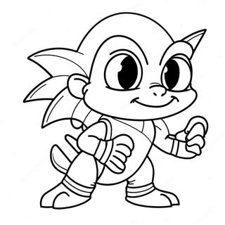 Page à colorier Espio | Page de coloriage Espio