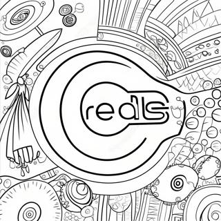 Page à colorier du logo des Cincinnati Reds | Page de coloriage Reds de Cincinnati