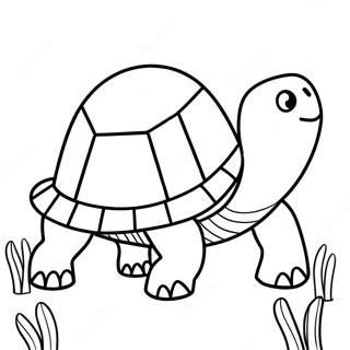 Page à colorier de Franklin la tortue | Page de coloriage Franklin