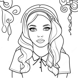 Page à colorier Valfre | Page de coloriage Valfre