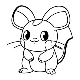 Page à colorier de Raichu | Page de coloriage Raichu
