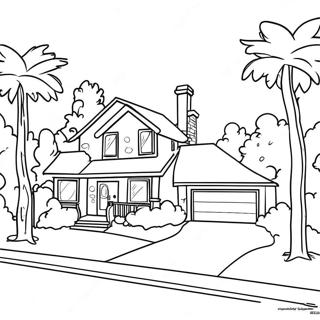 Page à colorier de l'immobilier | Page de coloriage Immobilier