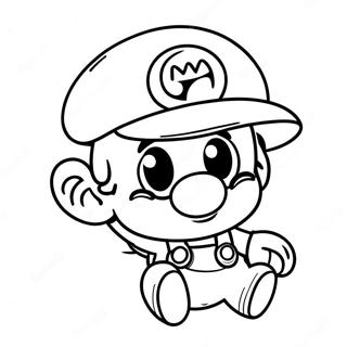 Bébé Mario Coloriages