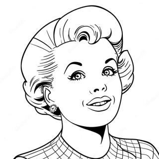 Page à colorier I Love Lucy | Page de coloriage J'aime Lucy