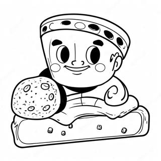 Page à colorier Logo Little Caesars | Page de coloriage Petits Caesars