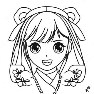 Logo Kakegurui Page à Colorier | Page de coloriage Kakegurui