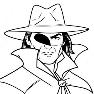 Page à colorier Zorro | Page de coloriage Zorro