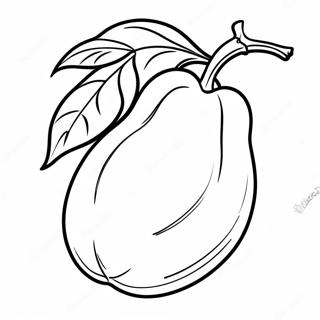 Page à colorier Mangue | Page de coloriage Mangue