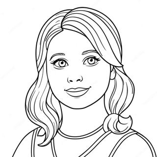 Page à colorier Emily | Page de coloriage Émilie