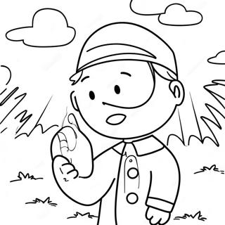 Page de sensibilisation au danger des étrangers à colorier | Page de coloriage Danger Étranger