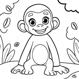 Page à colorier George le curieux | Page de coloriage PBS