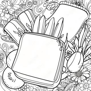Page à colorier de menu | Page de coloriage Menu