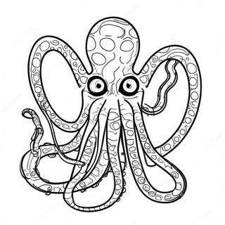 Page à colorier Doc Ock avec des tentacules | Page de coloriage Doc Ock Spidey