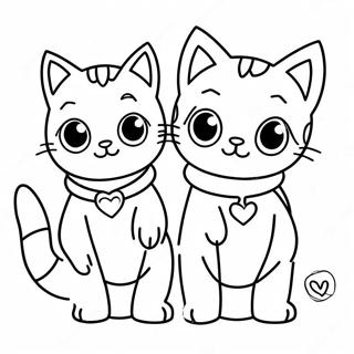 Page à colorier des super chatons aventuriers | Page de coloriage Super Kitties Bitsy
