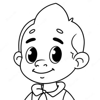 Page à colorier du logo Little Bill | Page de coloriage Logo Petit Bill