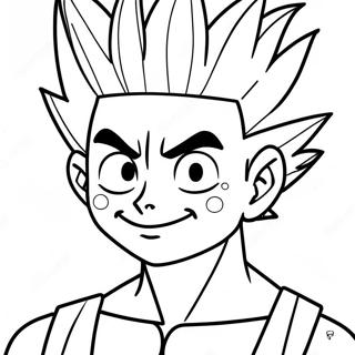 Page à colorier de Gon | Page de coloriage Gon