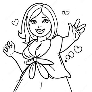 Page à colorier Empowerment Bad Bitch | Page de coloriage Méchante